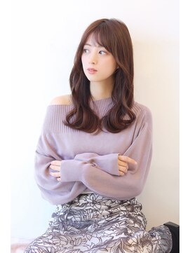 オーロ 宝塚店(ORO) 20代30代40代50代グレーベージュ前髪パーマロングレイヤー黒髪