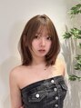 フィー 北千住店(fee)&nbsp;顔周りにたっぷり入ったレイヤーが可愛い♪大人ボブ/ロブヘア