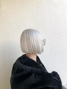 リアイス(Re:ICE) ジェンダーレスホワイトボブ