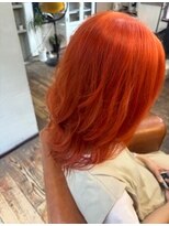 ヘアルーム キキョウ(hair room Kikyo) 大人の蜜柑色