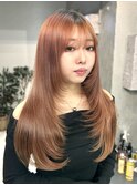 イルミナカラーレイヤーカット顔まわりカット大人ヘア