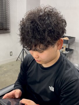 マーズ(MARS) シャドウパーマ/ブルーブラック/フェザーパーマ/サーフカール