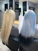 ラピステン 福岡天神 大名店(Lapis)&nbsp;水色/エンドカラー/エクステカラー