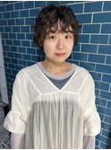 【sayaca】ショートパーマニュアンスパーマボブパーマ