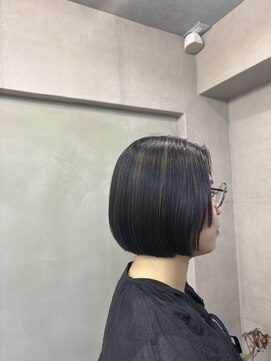 ファビ 渋谷(Fab) くびれヘア/暗めカラー/アプリコットオレンジ/縮毛矯正