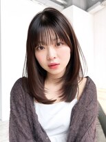 アイティー バイ アルバム 浦和店(IT by ALBUM)&nbsp;ロング前髪カット韓国ヘア顔周りレイヤー_F1124