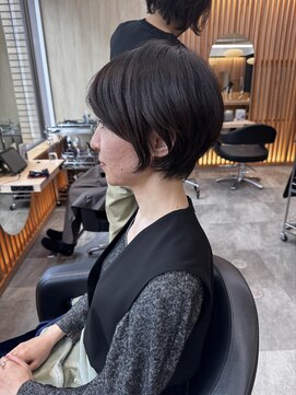 上品な大人マッシュショート　　五十嵐