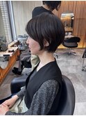 上品な大人マッシュショート 五十嵐