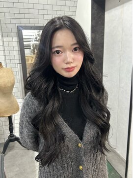 レガーレ(Legare) 【広島韓国ヘア】韓国レイヤーカット×透明感グレーブラック