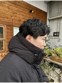 (( メンズパーマ ))