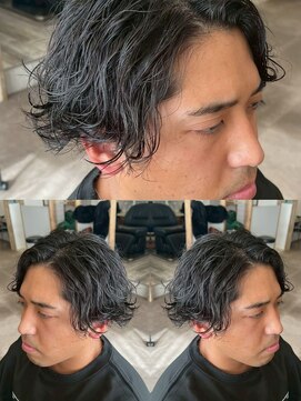 アフェクト 上大岡(affect) 刈り上げセンターパート/波巻きツイストスパイラル/上大岡