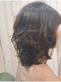 ソフトウエーブとエアリー感なハイライト