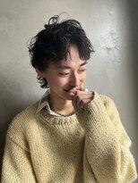 キュー(Cue_) メンズマッシュショート2Wayスタイルニュアンスパーマ