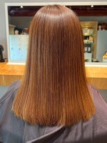 ナチュラル ヘアーデザイニング(Natural hair designing) 美髪矯正/シルクストレート/マロンブラウン/湿気対策/うる艶髪