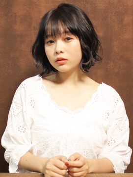 シアンデルカ(CYANDELUCCA) MIXカールのふんわりボブ