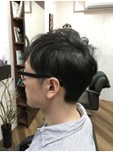 ツーブロックショート