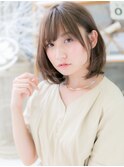 *mod's上尾*斜めバングが大人かわいい♪ナチュラルボブa