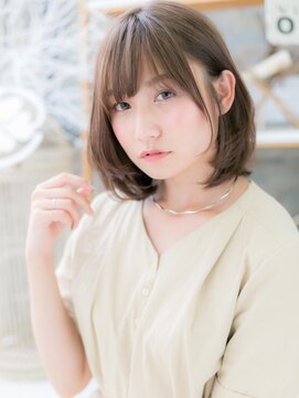 カバーヘア 上尾西口店(COVER HAIR) *mod's上尾*斜めバングが大人かわいい♪ナチュラルボブa