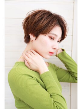 オーシャン(Ocean) [OCEAN Hair&Life]センターパート☆ハンサムショート☆