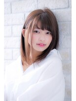 エルデ ナインズ ヘアー スタンド 川口店(elde 9's HAIR STAND)&nbsp;簡単スタイリング,フォギーベージュ,耳かけ[川口/川口駅]