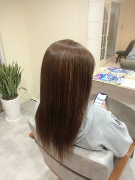 ゼロワン(Zero one) 【疎水トリートメント】×シルク縮毛矯正