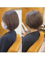 トゥーナ 表参道(tona)&nbsp;20代30代40代50代60代ショコラベージュ ボブルフ ベビーバング