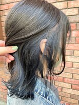 ネオリーブアイム 横浜西口店(Neolive aim)&nbsp;ブルーブラック インナーカラー 【横浜】