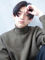 メゾンバイハバナ(maison by HAVANA)&nbsp;メンズビジネスツーブロックアップバング束感ショートマッシュ