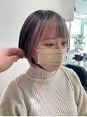 フェイスフレーミング/アイスピンク/ミストバング684