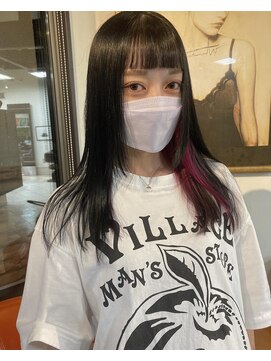 コレットヘア(Colette hair) インナーバイオレット×ピンク☆