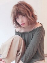 アグヘアー オール 大河原2号(Agu hair oar) 《Agu hair》ゆるふわガーリーミディ