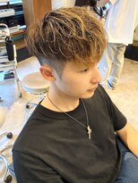 アイリーヘアデザイン(IRIE HAIR DESIGN)&nbsp;【IRIE HAIR赤坂】ツーブロックハイライトパーマ