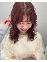 コト 福井大和田店(coto) 福井　ブリーチなしカシスピンクカラー　暖色カラー　髪質改善