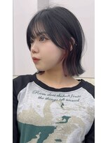 サンド 鹿児島中央(sand) ボブ 韓国ボブ 外ハネボブ くびれボブ 似合わせ