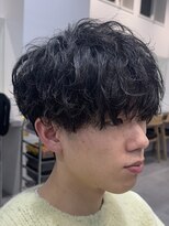 フィフス 渋谷(fifth)&nbsp;緩めツイストスパイラル無造作シャドウパーマ渋谷メンズ