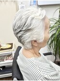 グレイヘアカット