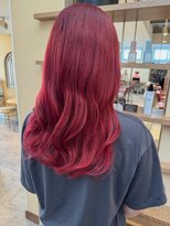 ルシュカイチマルニ(Rasca102)&nbsp;Rasca◆ロング/レッドカラー/ブリーチonカラー