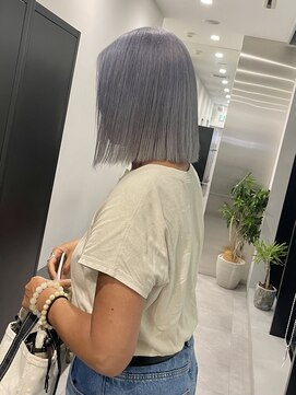 ゴウトゥデイシェアサロン 町田店(GO TODAY SHAiRE SALON) 色落ちも楽しめるブルーラベンダーカラー♪