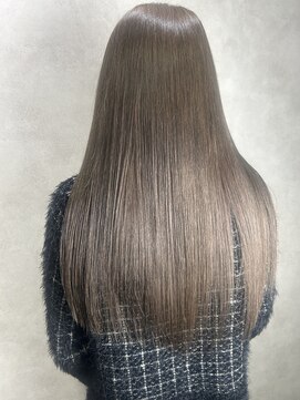 ルノン(LUNON) グレージュ/ミルクティーベージュ/髪質改善/ダブルカラー