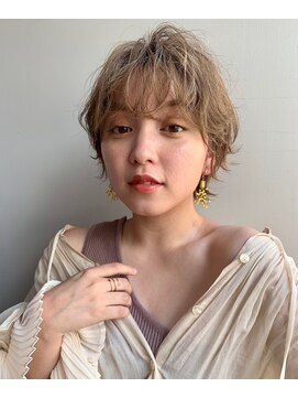 ブラウヘアアンドケア(care) マッシュショートand パーマ