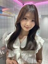 ロンドルーチェ 心斎橋(Lond luce)&nbsp;ダークアッシュ/ミディアムレイヤーカット［髪質改善/縮毛矯正］