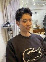 ジーナ 渋谷本店(Zina)&nbsp;★無造作感が魅力のピンパーマショート【Kengo】