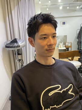 ジーナ 渋谷本店(Zina) ★無造作感が魅力のピンパーマショート【Kengo】