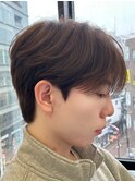 シースルーマッシュ　アッシュブラウン【町田メンズカット】