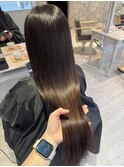 ツヤ髪ストレート
