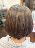 絶壁解消/ひし形/大人可愛い/斜めバング/50代40代/ミセスヘア2B