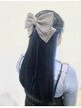 アース 大宮宮原店(HAIR&MAKE EARTH) 韓国好きに大人気!艶感ブルーブラックインナーブルー