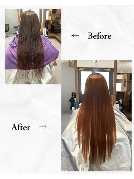 チャンドット(chan.) ≪お客様スタイル≫ ロングヘアー髪質改善