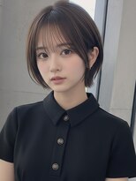ライクバイコトナ 越谷(RIKE by kotona)&nbsp;ショートボブ髪型20代30代40代50代前髪あり前髪なし面長丸顔越谷