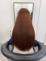 アース 青葉台店(HAIR&MAKE EARTH)&nbsp;オレンジブラウンでヘルシーな印象へ【青葉台】